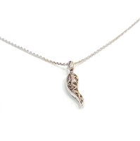 Collana Stocco Gioielli in Oro bianco Zircone CLOO7